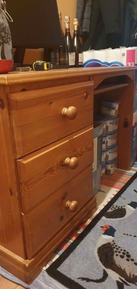 Photo of free Dressing Table/ Computer Desk Pine. (Worlds End SW10) #1