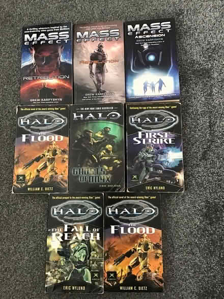 Photo of free Halo & Mass Effect Books (Havant PO9) #1