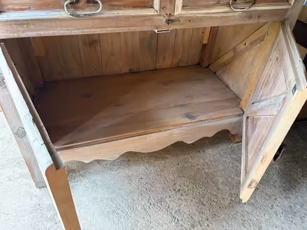 Photo of free Shabby chic wood wardrobe (Northwest Suburbs) #4