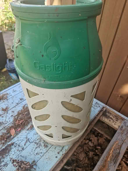 Photo of free Empty gas bottles - green & blue (Merley BH21) #1