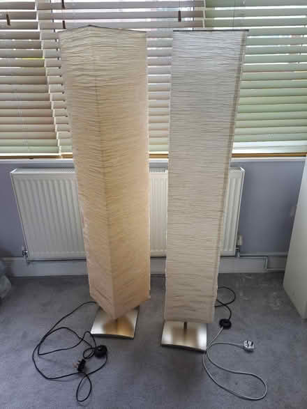 Photo of free Pair of tall IKEA lamps (Heswall) #1
