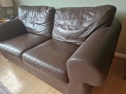 Photo of free Leather sofa (Buxted TN22) #2