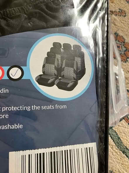 Photo of free Rear seat cover only. New (Calne SN11) #3