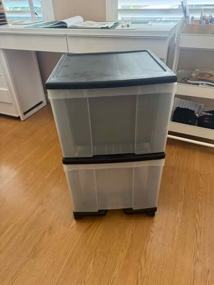 Photo of free Plastic File Cabinet (East Petaluma) #1