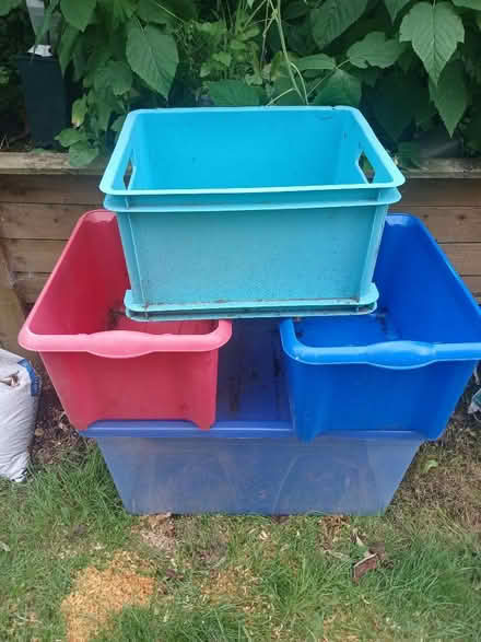 Photo of free Plastic storage crates (Buxted TN22) #1
