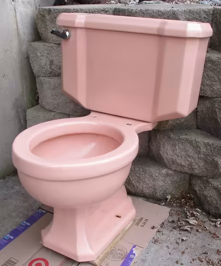 Photo of free Vintage PINK Toilet (Schaumburg) #1