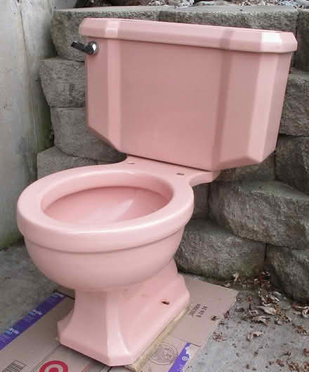 Photo of free Vintage PINK Toilet (Schaumburg) #1