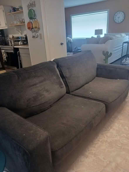 Photo of free Navy Couch (Lyon and Oakland Ave) #1