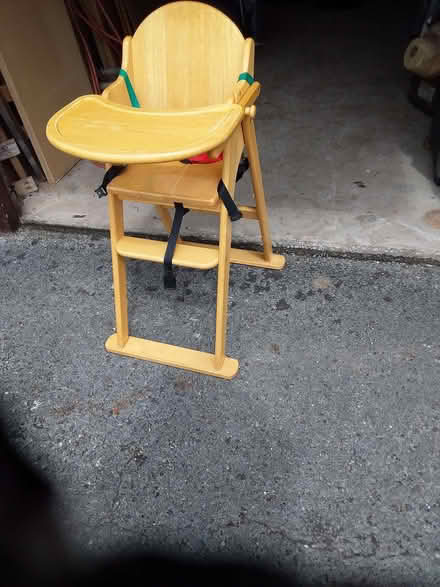 Photo of free Wooden high chair (Swarthmoor LA12) #1