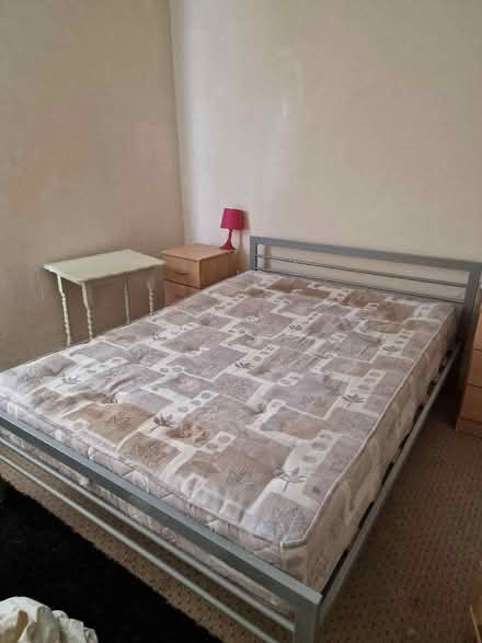Photo of free King size metal frame bed (Holt Lane End M40) #2