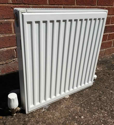 Photo of free 500mm x 500mm rad + valves (Ditton Priors) #1
