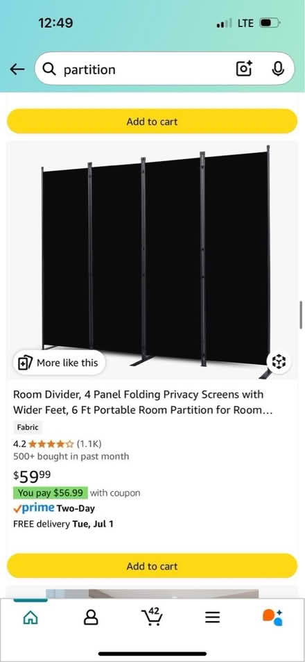 Photo of Room Partition (22042) #2