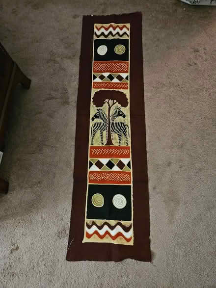 Photo of free table runner, African design (North Denton (288 & 2164)) #1
