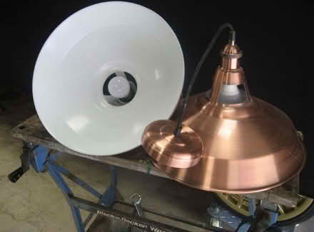 Photo of free Pair of hanging lamps (Deganwy LL31) #2