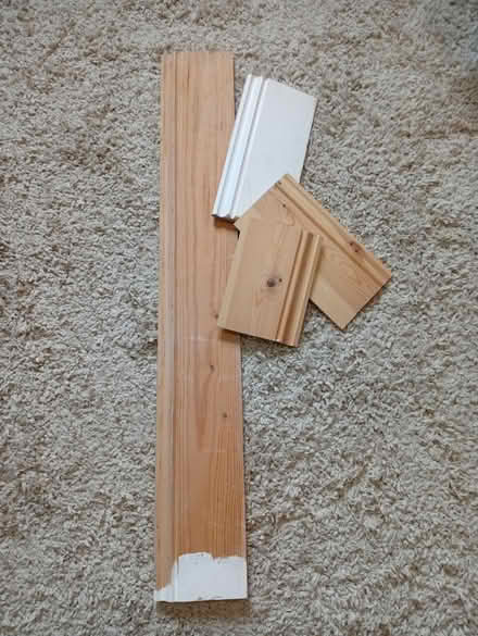 Photo of free Pieces of Ogee Pine Skirting Board (Buxworth SK23) #1