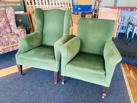 Photo of free X1 smaller wing back chair (Stanton harcourt, OX29) #2