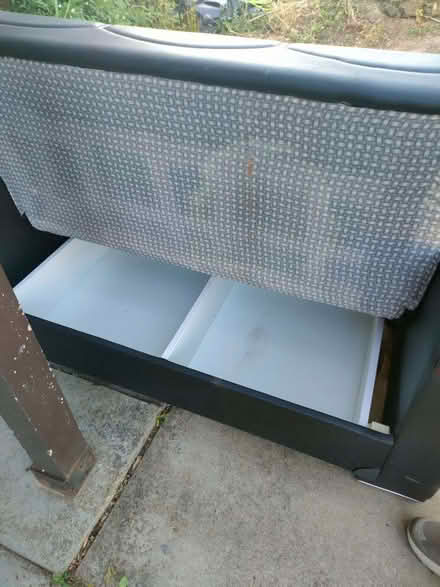 Photo of free 2-3 seater couch/folding bed/storage (Shortstown MK42) #3