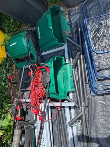 Photo of free 2 broken Qualcast electric mowers plus scrap metal (Nast Hyde Farm AL10) #2