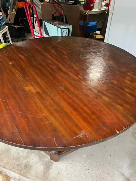 Photo of free 62” round table (Franklin area) #2