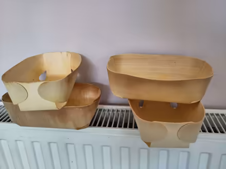 Photo of free 5 washed wooden pie trays (Henleaze Ward BS9) #2