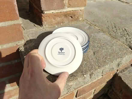 Photo of free 6 small saucers. All new (Winchmore Hill N21) #2