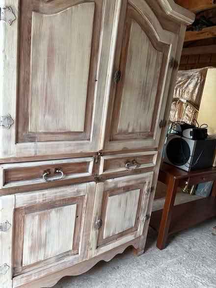 Photo of free Shabby chic wood wardrobe (Northwest Suburbs) #1