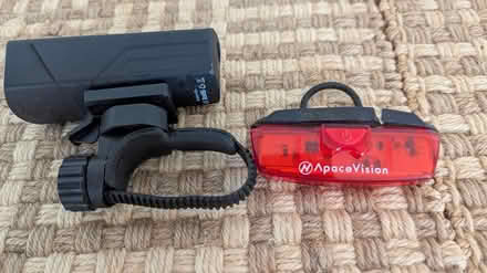 Photo of free Bicycle Headlight & Taillight (Magoun Sq) #4