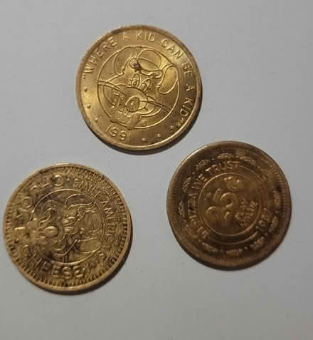 Photo of free Chuck E Cheese tokens (Medford ma) #1