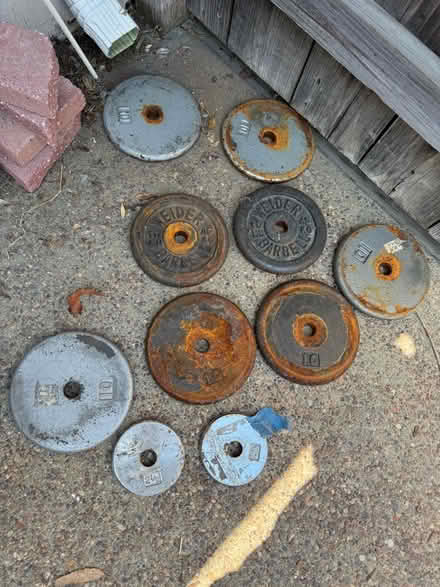Photo of free 10 pound and 2.5 pound weights (San Jose California) #1