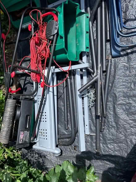 Photo of free 2 broken Qualcast electric mowers plus scrap metal (Nast Hyde Farm AL10) #1