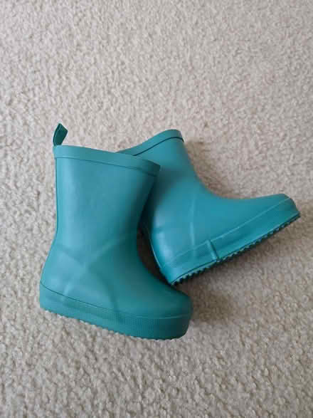 Photo of free Teal Toddler rainboots (Starbucks on Liberia) #1