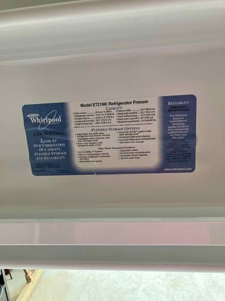 Photo of free Working Refrigerator (48073) #3
