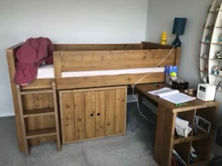 Photo of free Bunk bed with integrated desk (B91 Solihull) #1