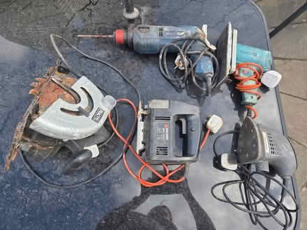 Photo of free 5 x old electric power tools (Frimley) #1