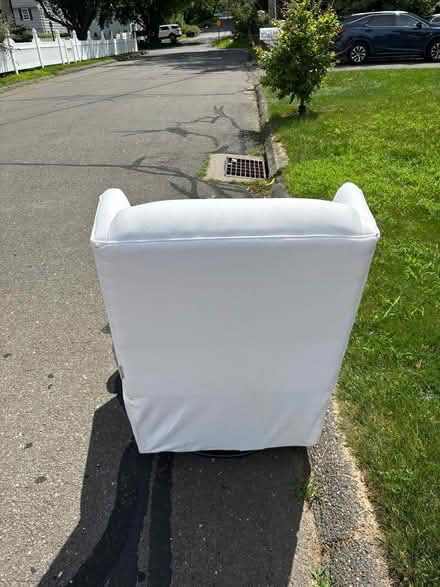 Photo of free Pottery Barn Covered Rocking Chair (Norwalk, CT- Rowayton) #1