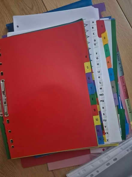 Photo of free File dividers (Friern Barnet N11) #1