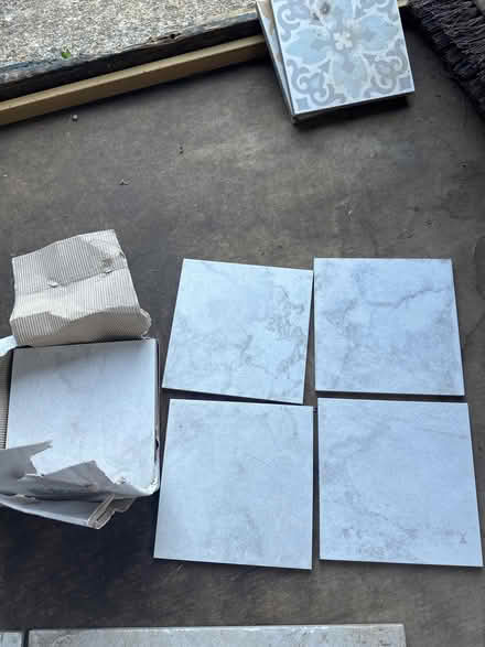 Photo of free 7 grey tiles (Wheathampstead AL4) #1