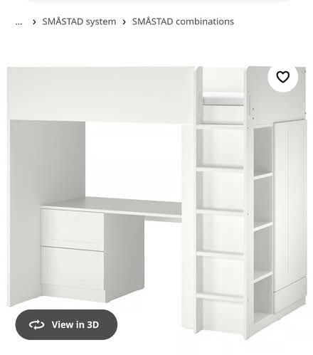 Photo of free Ikea loft bed (Russell Woods, Detroit) #1