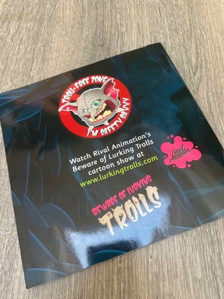 Photo of free Beware Of Lurking Trolls book. Good condition. (Southsea PO4) #3