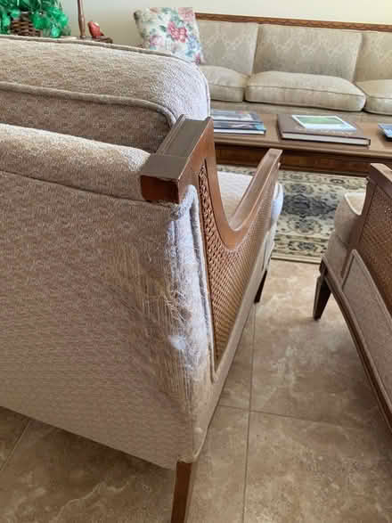 Photo of free Pair of tan chairs (Sun City West, AZ) #4