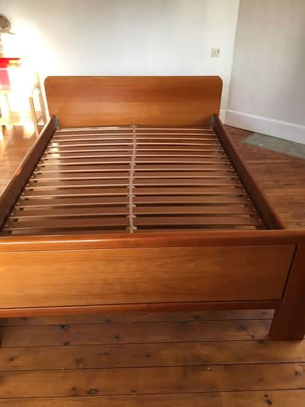 Photo of free Hulsta wooden double bed frame (Whitchurch, Tavistock) #1