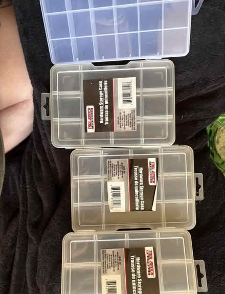 Photo of free Metal hang rod & storage containers (Gloucester) #3