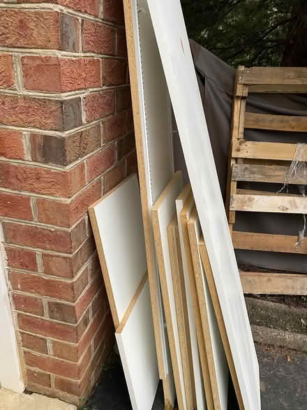 Photo of free White wooden shelves (McLean, Va) #2