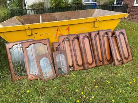 Photo of free Dark oak wood kitchen doors (Oxford ST6) #1