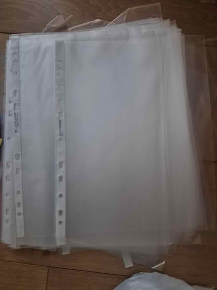 Photo of free Plastic sleeves for filing (Friern Barnet N11) #1