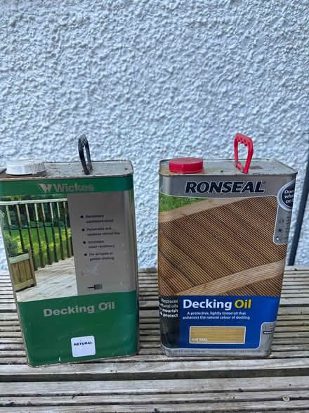 Photo of free Decking oil (Wheathampstead AL4) #1