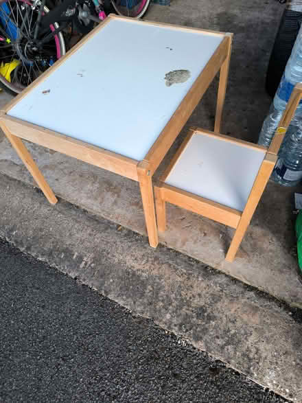 Photo of free Kids table and chair (Greater Leys OX4) #1