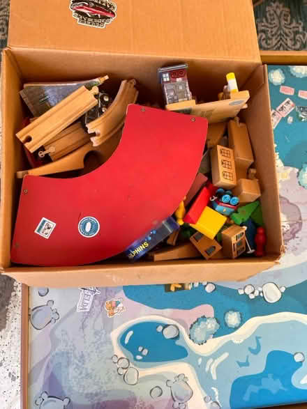 Photo of free Train table with tracks and trains (Central Fremont) #1