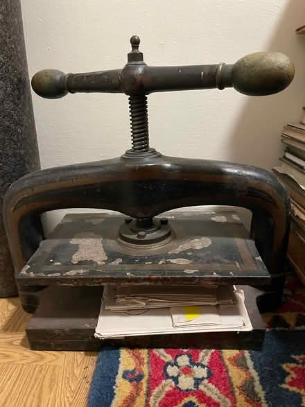 Photo of free Cast Iron Book Press (Astoria) #2
