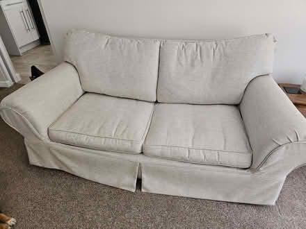 Photo of free Two seater sofa bed and matching armchair. (Stoke Heath TF9) #1